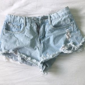 jean shorts